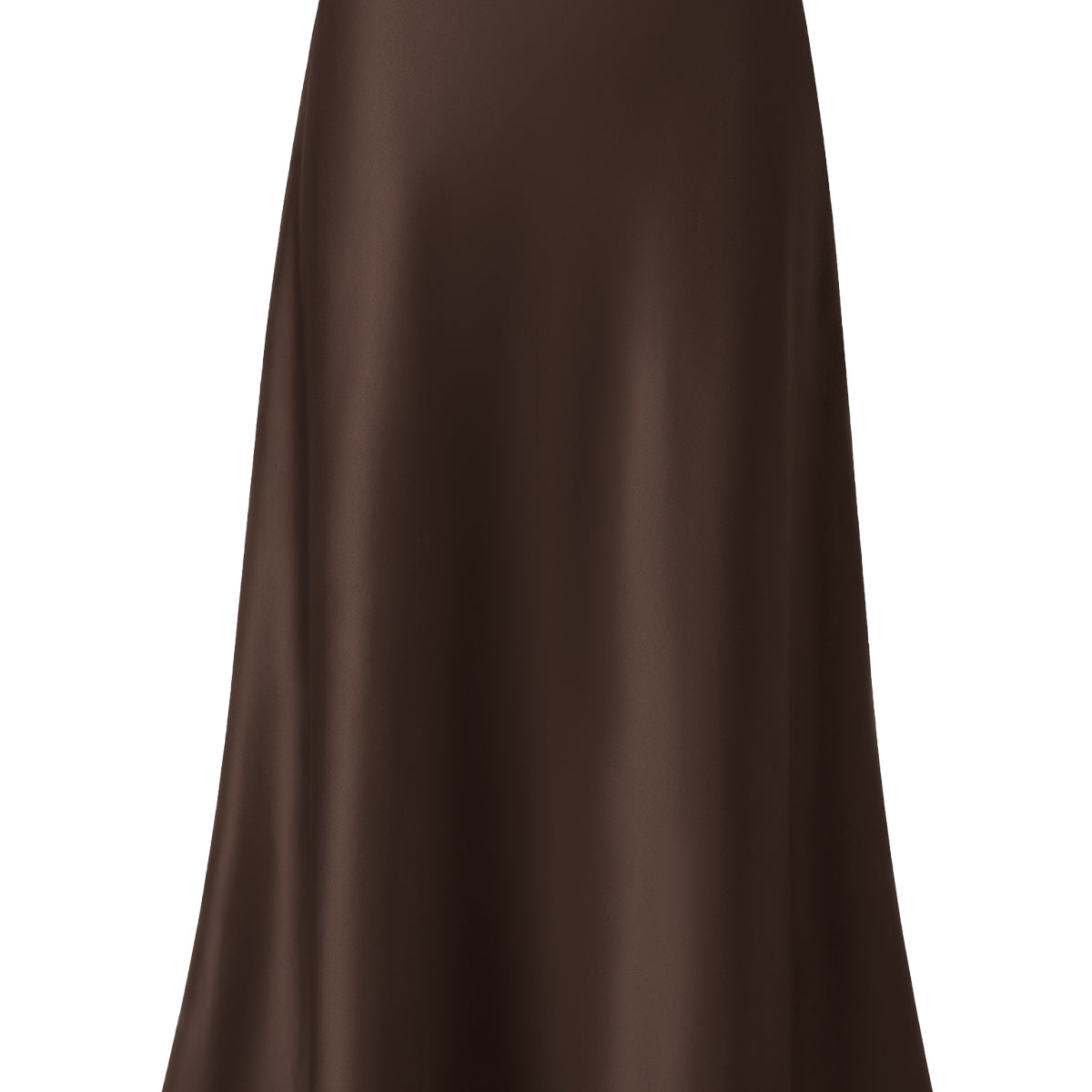 Satin A-Line Maxi Skirt