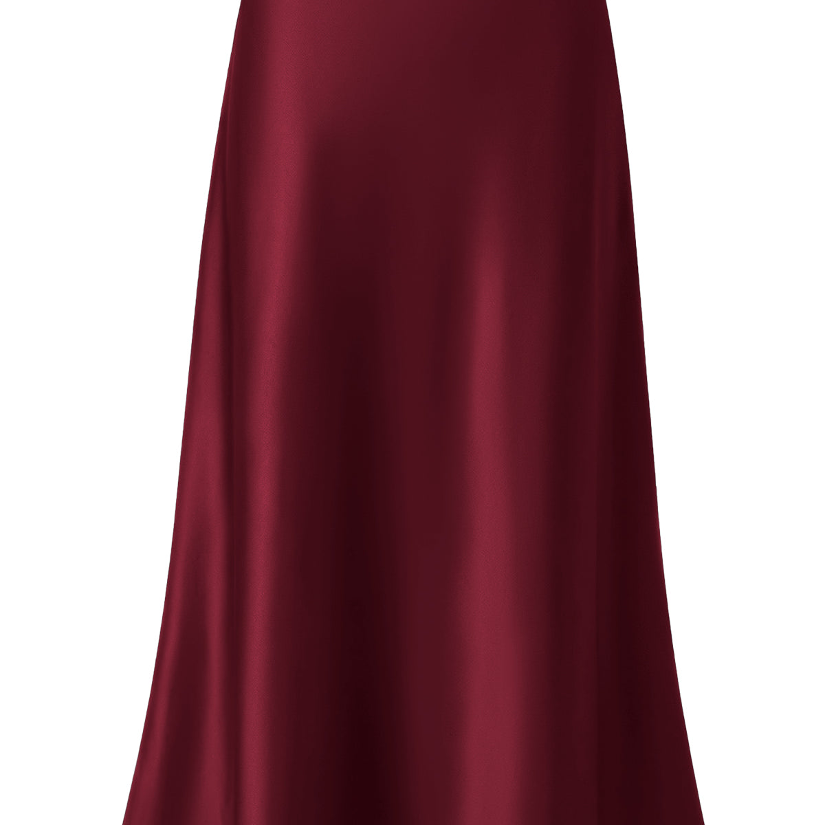 Satin A-Line Maxi Skirt