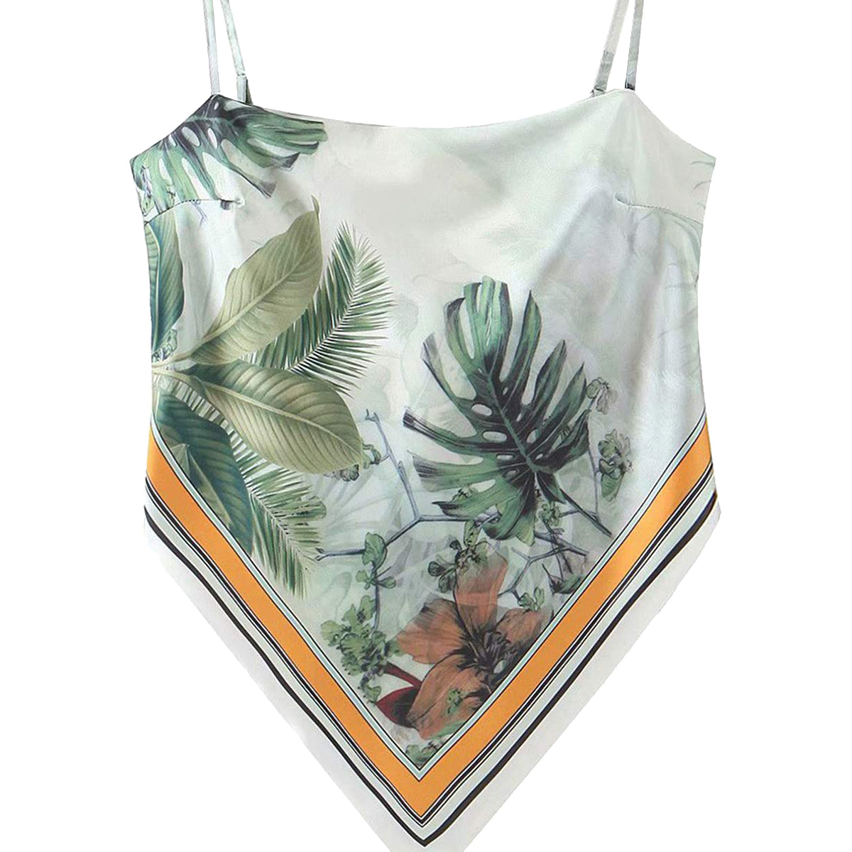 Paisley Cami Tie-Back Top