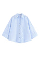 Linen-Blend Oversized Shirt