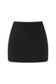 High-Waisted Classic Tailored Mini Skirt