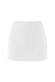 High-Waisted Classic Tailored Mini Skirt