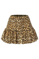 Drop-Waist Bubble Mini Skirt