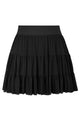 Tiered Mesh Ruffle Mini Skort