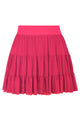 Tiered Mesh Ruffle Mini Skort