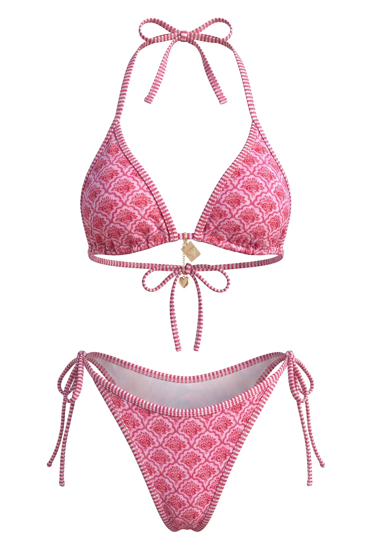 Riviera Scalloped Triangle Bikini Set