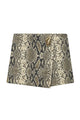 Asymmetric Wrap Mini Skort