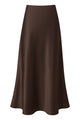 Satin A-Line Maxi Skirt