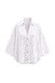 Linen-Blend Oversized Shirt
