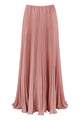 High Waist Pleated Maxi Skirt
