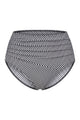 High-Waisted Ruched Tummy Control Bikini Bottom