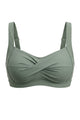 Twist-Front Convertible-Strap Crossover Bikini Top