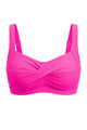 Twist-Front Convertible-Strap Crossover Bikini Top