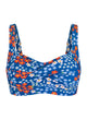 Twist-Front Convertible-Strap Crossover Bikini Top