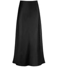 The Essential Satin Maxi Skirt – High Waisted, A Line, Effortless Elegance