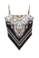 Paisley Cami Tie-Back Top
